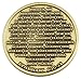 Forge Antique Finished Armor of God High Relief Challenge Coin (1 Antique Brass Coin)