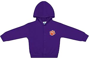 Creative Knitwear College Baby Snap Hooded Jacket - Team Logo, Multiple Colors, for Boys & Girls, (0-24 Months)