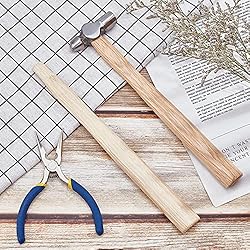 PH PandaHall 1pc Ball Peen Hammer with Two Spare