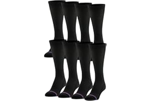 MediPeds Adult Crew Socks With Non-Binding Top and Cushion, Multipairs