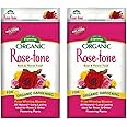 Espoma Organic Rose-Tone 4-3-2 Organic Fertilizer for All Types of Roses and Other Flowering Plants. Promotes Vigorous Green Growth and Abundant Blooms. 18 lb. Bag - 2 Pack
