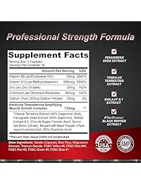 Bestia Nutrición Deportiva Super prueba 216 ct Bundle con testovox 60 ct – Alto rendimiento...