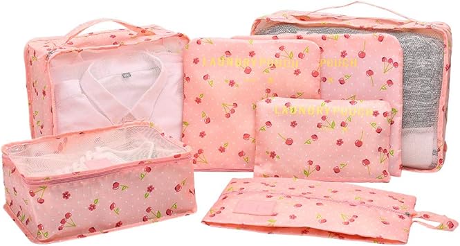pink packing cubes