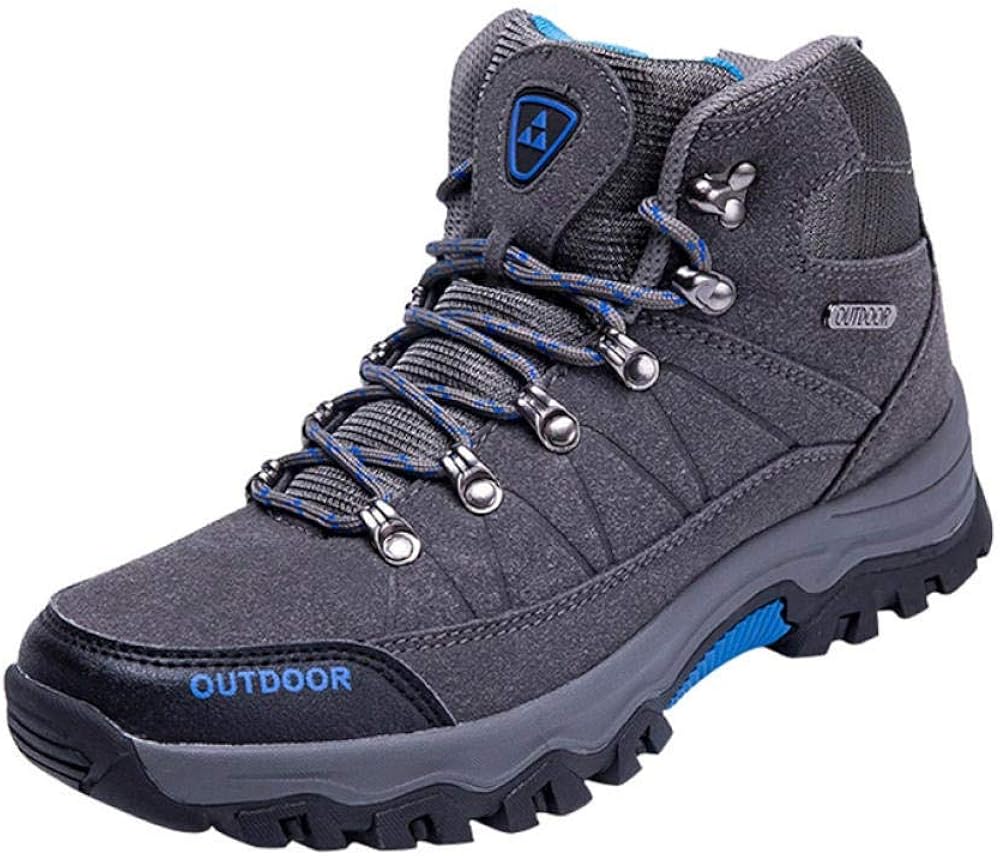 Botas de Senderismo para Hombre Cordones Botas de Montaña Zapatos de