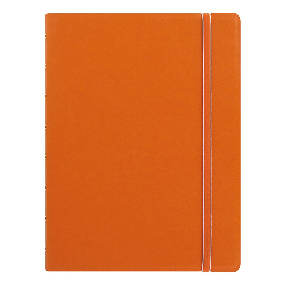 FilofaxA5 4-Subject Professional Notebook, 8-1/4 x 5-13/16, College Ruled, 56 Sheets, Orange (B115010U)