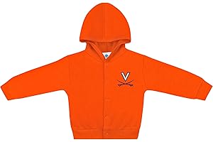 Creative Knitwear College Baby Snap Hooded Jacket - Team Logo, Multiple Colors, for Boys & Girls, (0-24 Months)