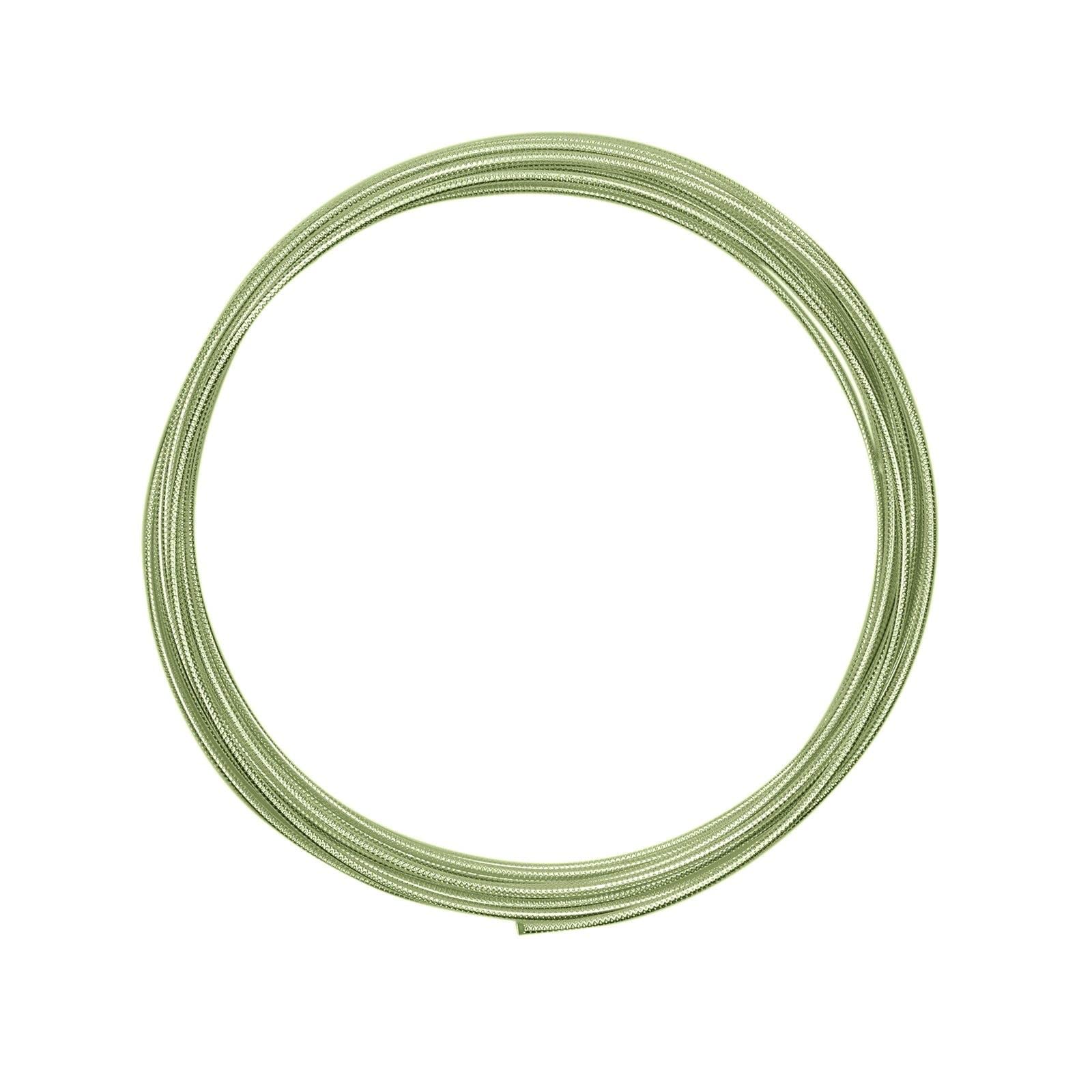 Vaessen Creative Aluminium Craft Wire Round 16.4 ft (5 m) x 0.08" (2 mm) Apple Green - Flexible Metallic Wire for Crafting, Flower Arranging, Jewellery Making and Modelling