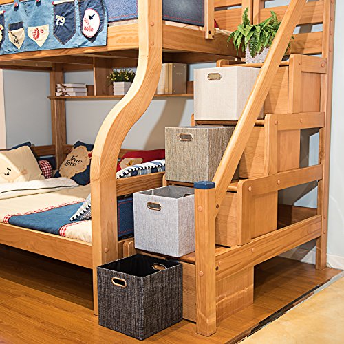6 Posprica+Collapsible+Storage+Baskets+Bookcase
