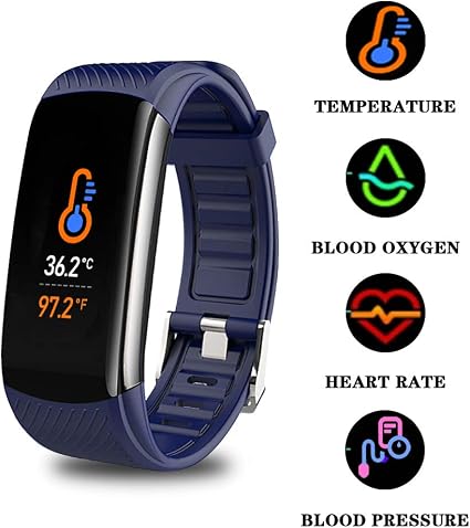 Reloj Inteligente Presión Arterial Saturacion Oxígeno Temperatura Corporal  Electrocardiograma Etc | Online www.jardimartimoniz.pt