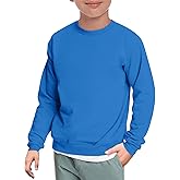 Haloumoning Boys Crewneck Pullover Sweatshirts Kids Youth Casual Long Sleeve Shirts 5-14 Years