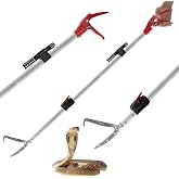 Smarkey 86 inch Snake Catcher Tongs Grabber Traps Stick Hook Bite Kits Tool | for Rattlesnake, Copperhead Snake, Ball Python, Rattle, Cobra, Corn, Rosy Boas Catching