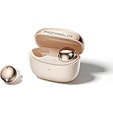 FADCAMELOS Aesthetic 2-in-1 Wireless Earbuds, Bluetooth 6.0 Ultra-Mini Stylish Headphones for Sleep & Day, Built in Mics & Enhanced Bass Earphones, IPX5 Waterproof All in Comfortable Ear Buds