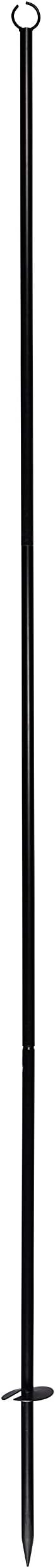 Lights4fun 2.75m Black Outdoor Festoon Pole for Garden String Lights view 4