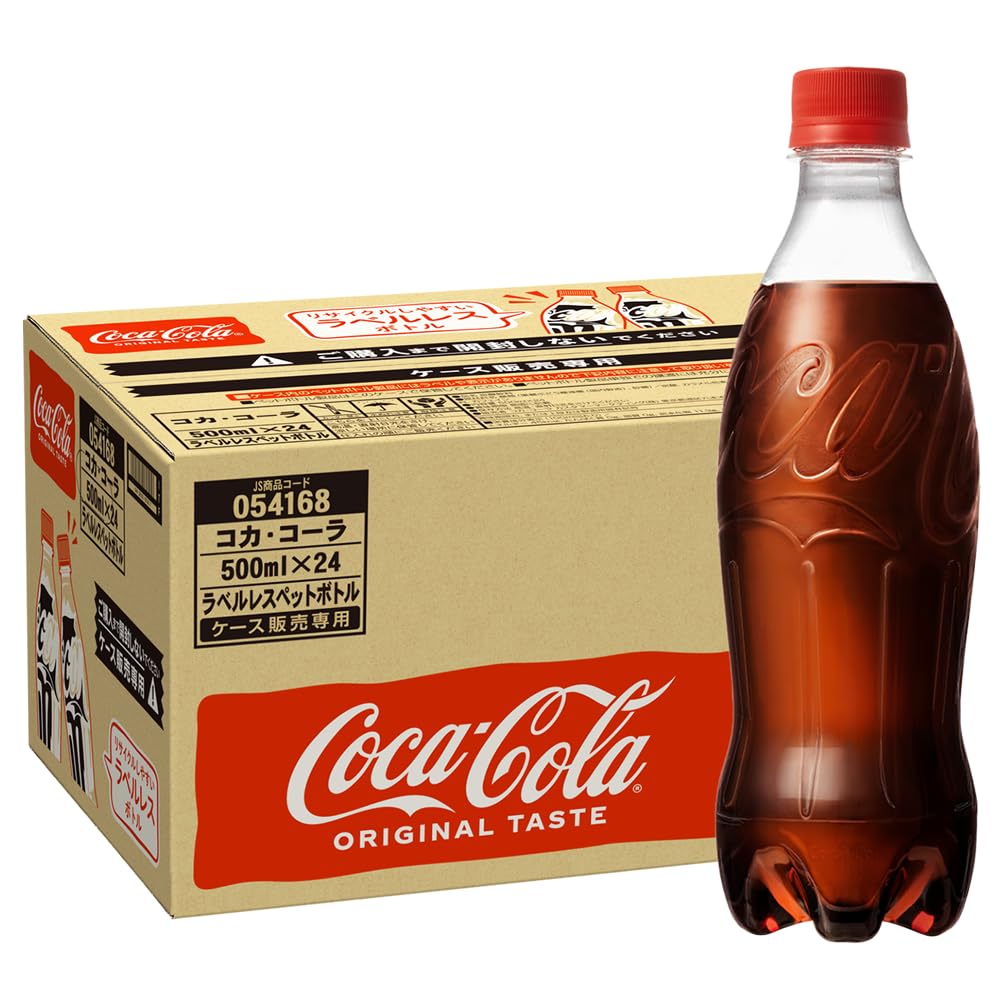 コカ・コーラ ラベルレス 500mlPET×24本商品画像