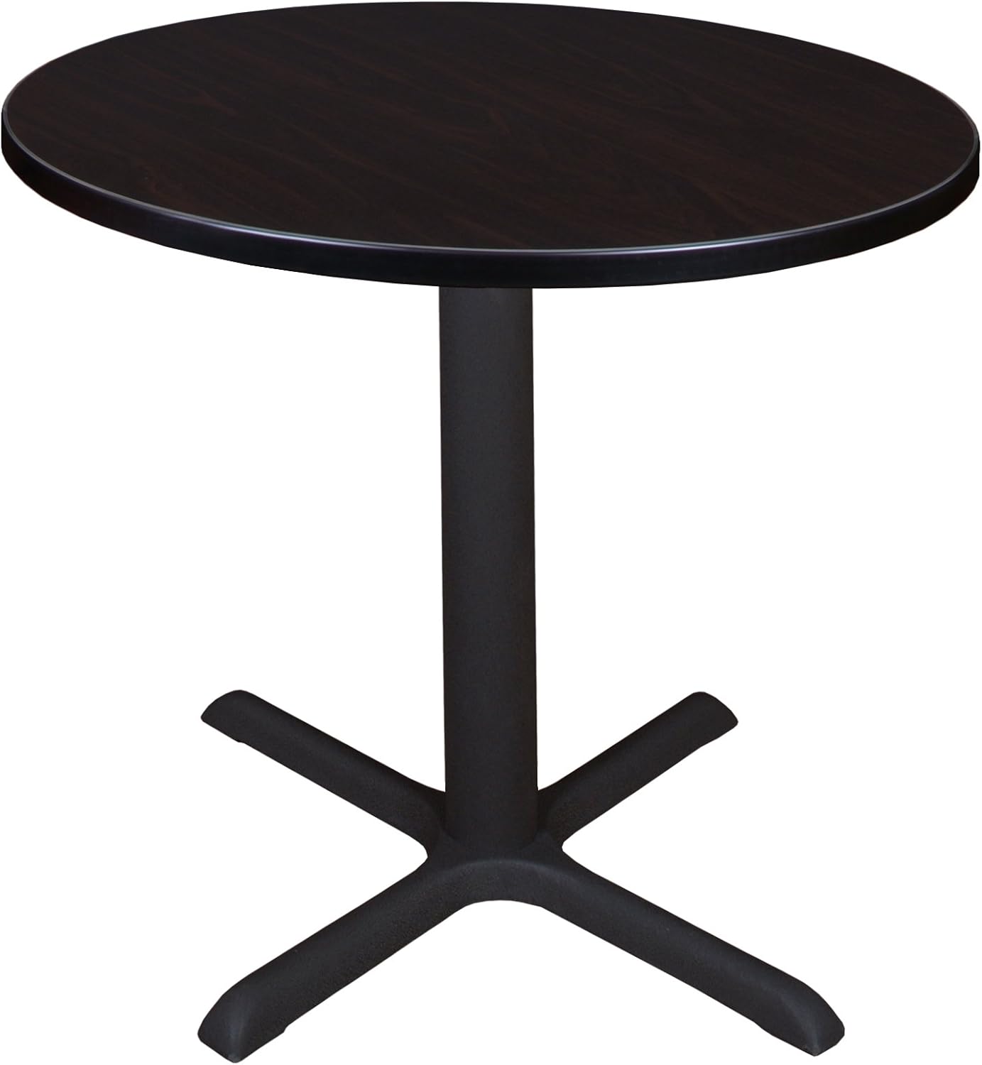 Regency Cali Round Breakroom Table, 30", Slate: Furniture & Decor