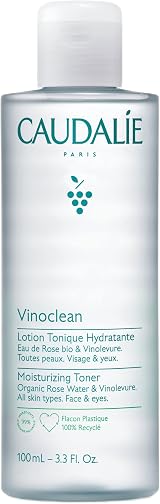 Caudalie Vinoclean Moisturizing Toner 100 mL Alcohol Free 99% Natural