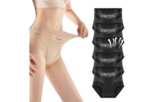 Unique Underwear, Unique Underwear for Women, High-Waist Tummy Control Seamless Silky Soft Breathable Shaping Briefs
