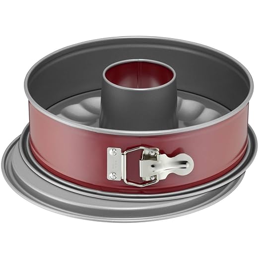Kaiser Classic Plus Springform, mit Flach- und Rohrboden Ø 26 cm, 2 Böden, runde Backform, auslaufsicher, antihaftbeschichtet