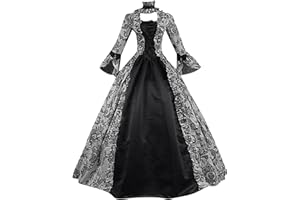 LEHOZIHEQ Victorian Dress for Women 1800s Medieval Renaissance Dress Rococo Ball Gown Masquerade theme Costumes