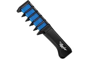 Maydear Temporary Hair Chalk Comb - Non Toxic Hair Color Comb and Safe for Kids - Blue