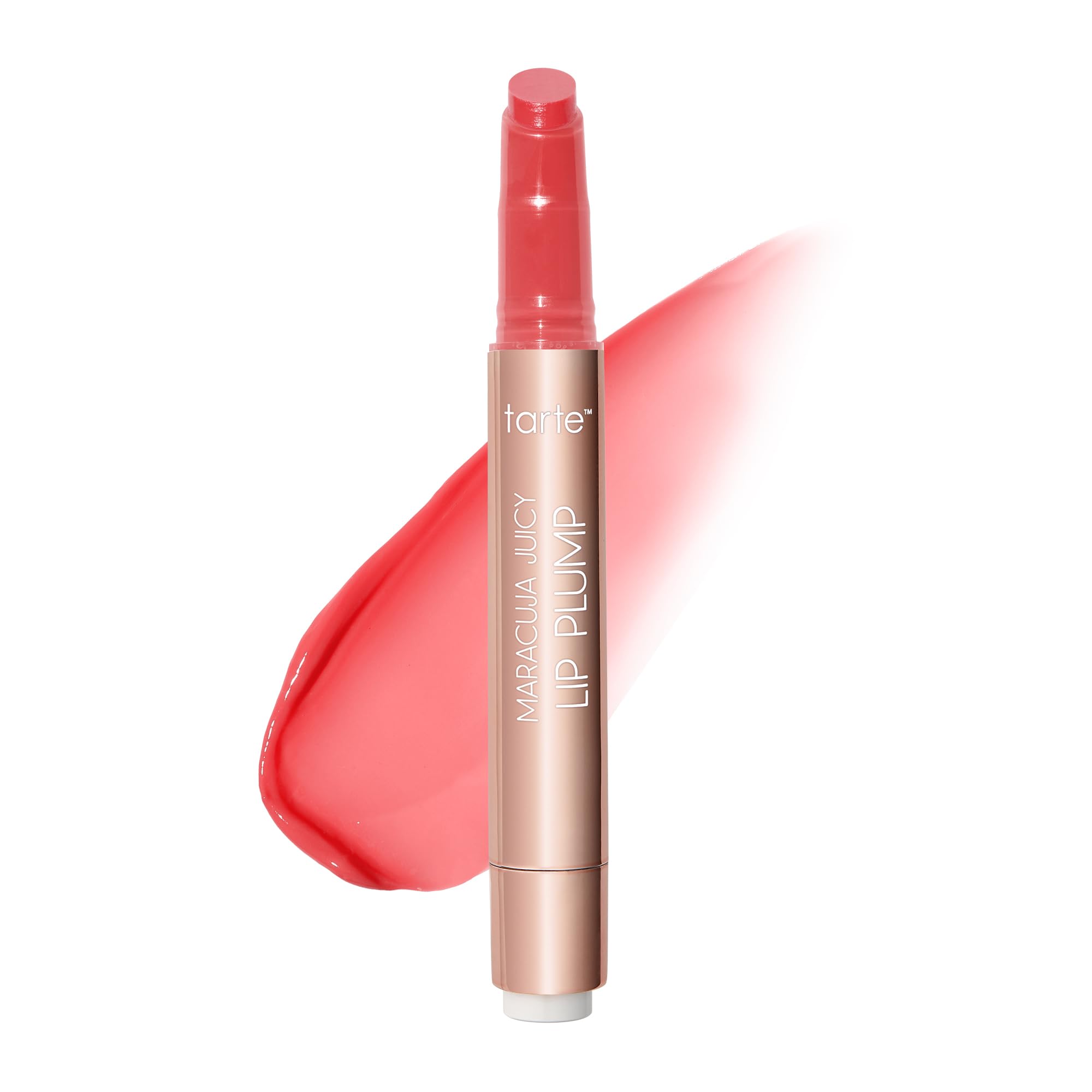 Photo 1 of tarte maracuja juicy lip plump – Hydrating & Volumizing Lip Plumper Gloss Balm with Nourishing Hyaluronic Acid & Vitamin E, Plumps & Moisturizes, Vegan & Cruelty-Free