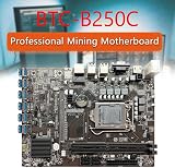 Lodokdre B250C BTC Mining Motherboard G4560 CPU 12GPU PCIE USB3.0 LGA1151 DDR4 view 5