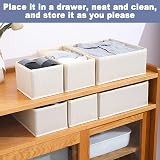 Kiswleon 12-Piece Drawer Organisers Folding Wardrobe Dividers Clothes Storage view 6