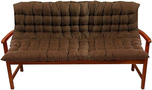 Surfmall Coussin Banc Avec Jardin Dossier Epais Coussin Banc Exterieur Dossier Haut Coussin Banc Balcon Confortable Terrasse 1 X 1 5m Marron Amazon Fr Jardin
