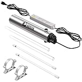 HQUA-TWS-121 120V 55W 12GPM 1“ MNPT Inlet/Outlet, Whole House Ultraviolet Water Purifier Filter, + 1 Extra UV Bulb, + 1 Extra Quartz Sleeve