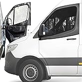 Living in a Bubble Magnetic Bug Screen for Front Doors (Pair), Universal Size for Sprinter, Metris, Ford Transit, and Other Vans &amp; Cars - Car Living Essentials &amp; Van Life Accessories