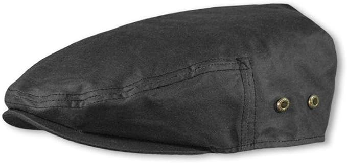 waxed cotton driving cap