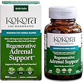 kokora Regenerative Adrenal Support - Maintain Healthy Adrenal Function, Balanced Energy & Stress Levels* -Adaptogen Blend w/Rhodiola and Schisandra - Vegan & Non-GMO - 60 Capsules - 30 Servings
