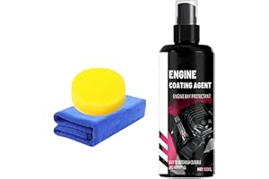 Engine Degreaser, 100ml Heavy Duty Car Engine Cleaner, Auto Cleaning Agent for Machine Wash Parts Motor Oil Bay Compartment E