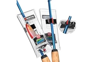 SNAIL TRAIL 3 Pack/10 Pack Fishing Lure Wraps, Treble Hook Cover, Velcro Lure Cover for Rod, Clear PVC Swimbait Protector, Bait Pouch Holder, Jig Sock Keeper, Rig Sack Saver, Pole Shield Armour