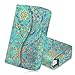 Fintie Business Card Holder/Credit Card Wallet, Premium PU Leather Handmade Universal Card Case Organizer with Magnetic Closure, Shades of Blue