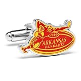 NCAA Vintage College Cufflinks - Arkansas