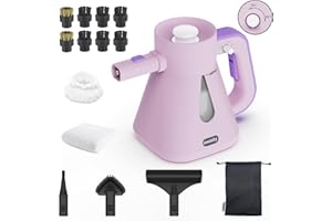 awasky steam cleaner handheld for home use Pink
