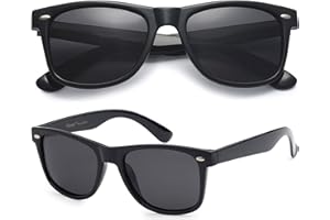 PolarSpex Mens Sunglasses - Retro Sunglasses for Men, Polarized Sunglasses for Womens - Cool Shades for Driving, Fishing