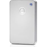G-Technology 1TB G-DRIVE mobile with Thunderbolt and USB 3.0 Portable External Hard Drive, Silver - 0G03040-1