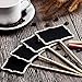 eBoot 10 Pieces Mini Wood Chalk Board Blackboard Plant Tag on Stake, 2.38 3.38 Inch