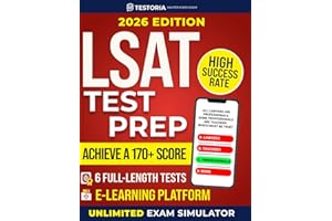 LSAT Blueprint Test Prep: The Smartest Way to 170+ — 6 Full-Length Exams, Lifetime Access to an Official E Learning Platform, and Full Updates for the New Digital LSAT