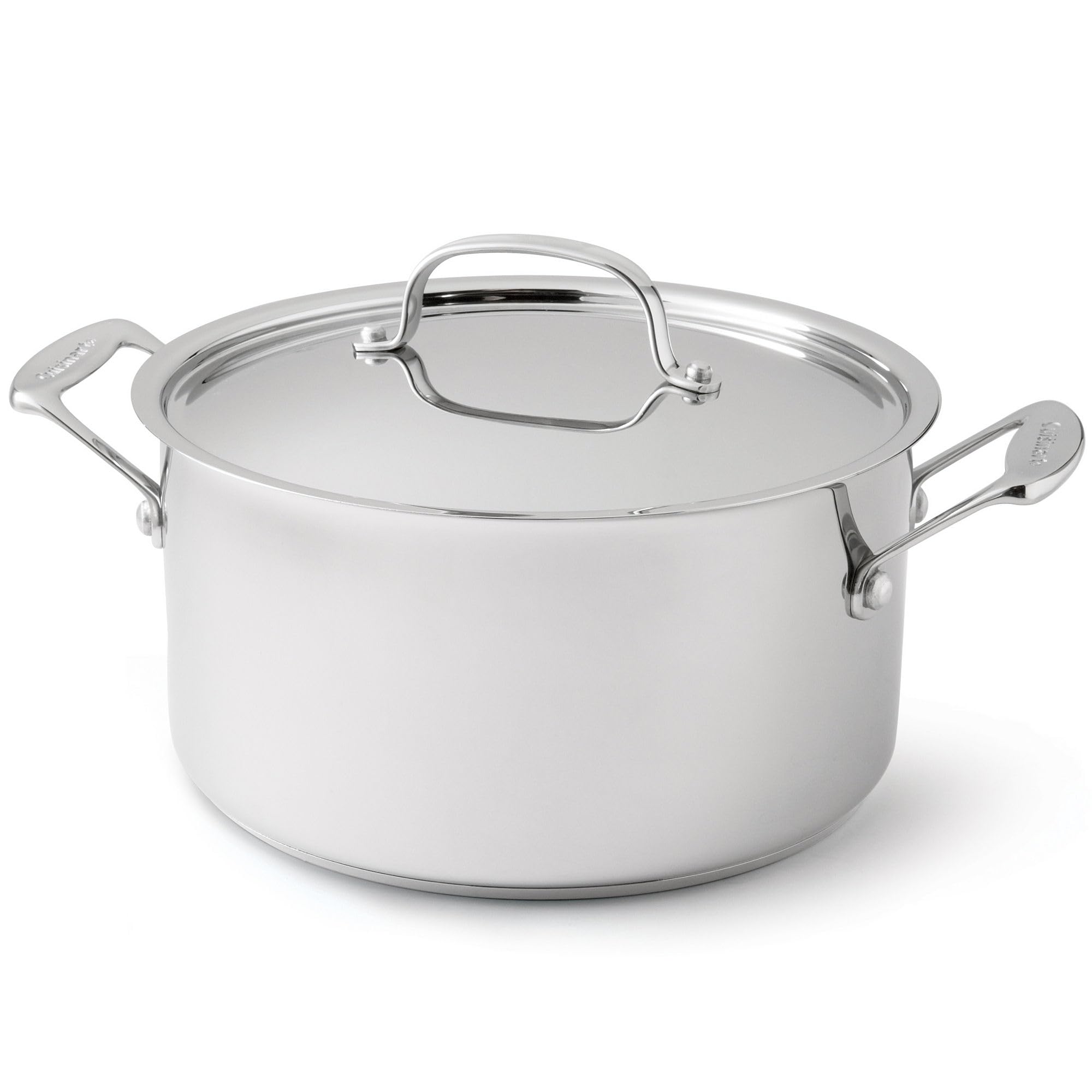Photo 1 of Cuisinart 744-24 Chef's Classic Stainless Stockpot with Cover, 6-Quart,Silver
