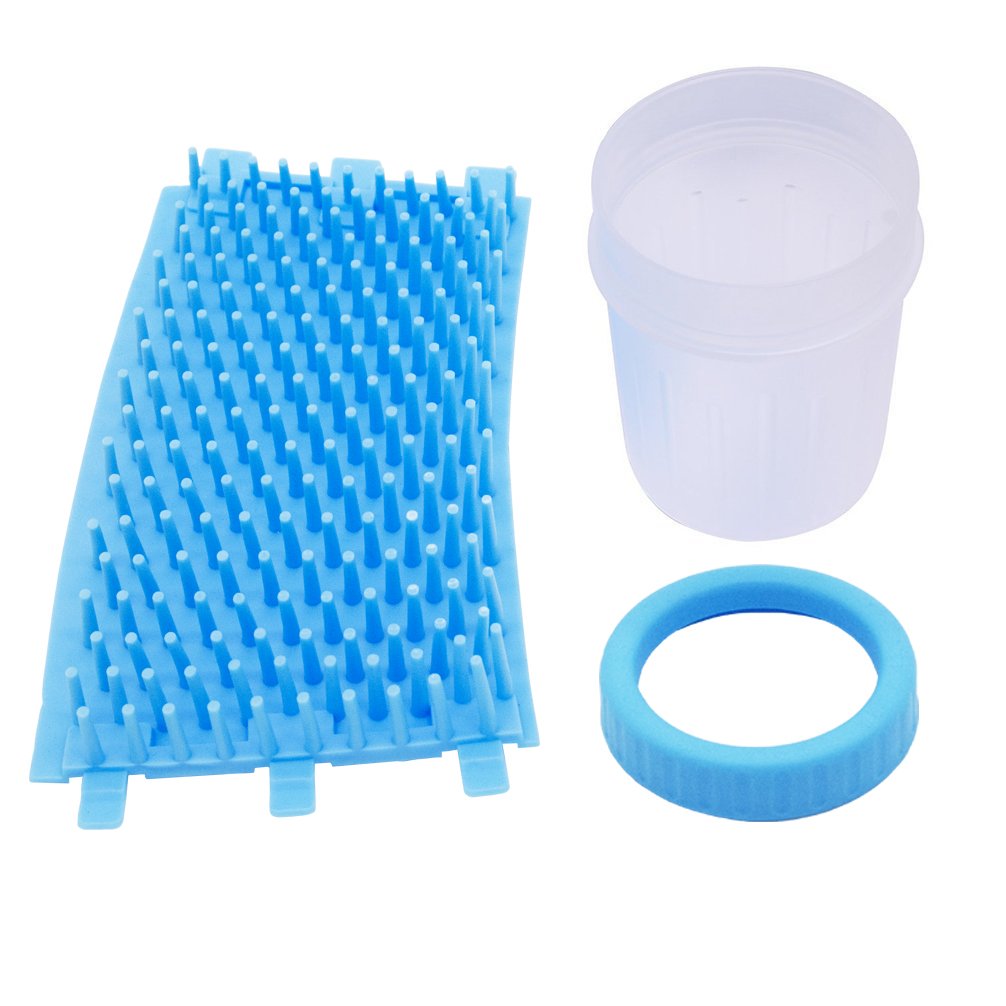 Ofspower Portable Dog Paw Cleaner, Pet Grooming Bathing Cleaning Brush Cup Dog Foot Cleaner (Medium)