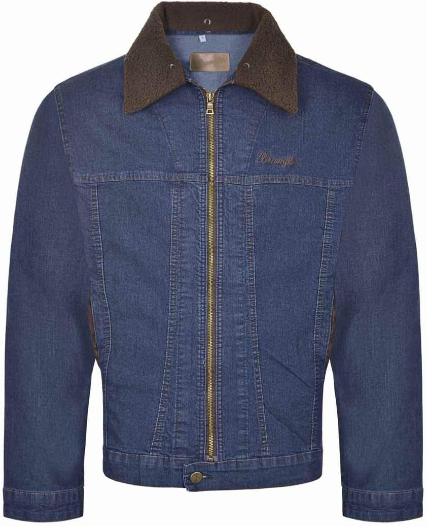 jaqueta jeans com pelo na gola masculina