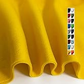 Yellow Felt Fabric 72" X 18"(Half Yard), 1.6mm Thick Soft and Durable Flexible Craft Acrylic Felt by The Yard for Sewing DIY Art Craft Project Decorations