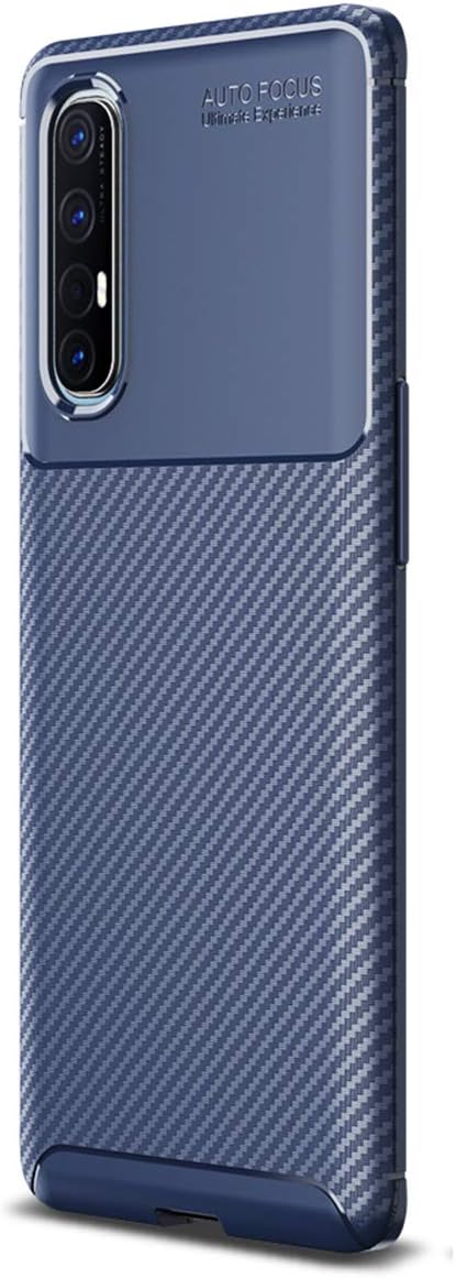 NOKOER Case for Oppo Find X2 Neo, TPU Flexible Material Ultra-thin Cover, Anti-Fingerprint Slim Fit Phone Case [Wear Resistant] [Slip-Resistant] - Navy Blue