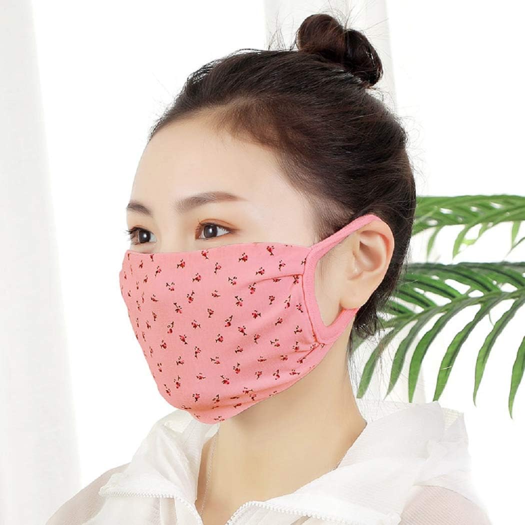 Gedone Mask Anti Dust Pollution Dust Mask,Washable Cotton PM2.5 Face Mask With Adjustable Straps Mask for Kids Man and Woman