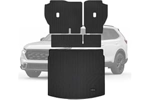 SANBAN-AXE Custom Fit Trunk Mat for 2023 2024 2025 2026 CR-V & CR-V Hybrid - All-Weather Waterproof TPE Liner, (Upper Positio