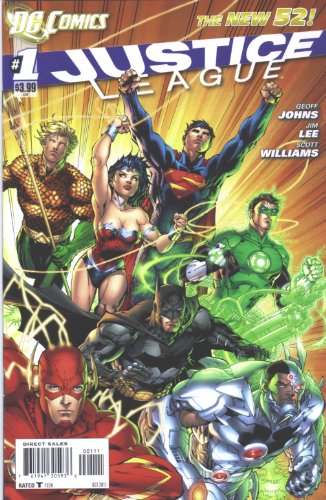 The New 52 Justice League #1 Direct edition (The New 52 Justice League, #1)