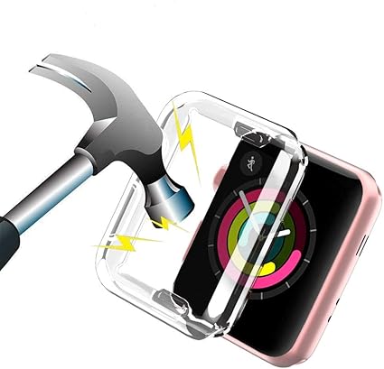 Apple Watch 38mm Protector de Pantalla Transparente,Funda Apple ...